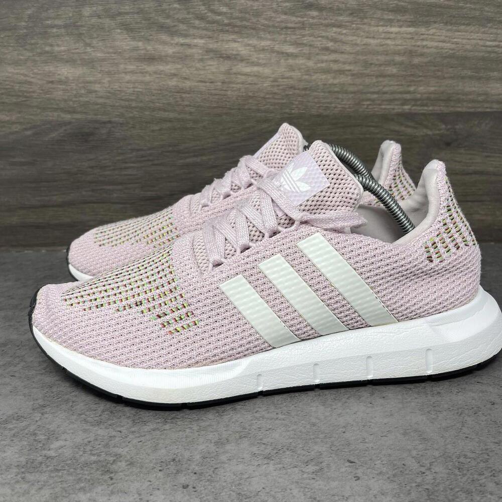 Adidas Swift Run Sneakers Womens Size 10 Pink White Shoes CQ2023